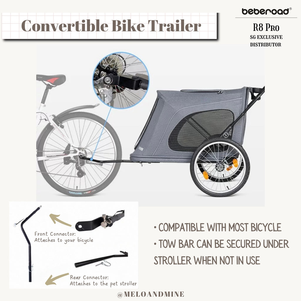 Beberoad R8 Pro (4 Wheel) Pet Stroller